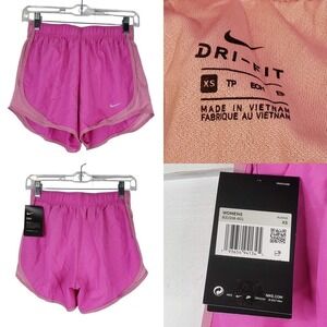 Nike Tempo Lined Running Shorts Womens XS Pink Stretch Waist New With Tags